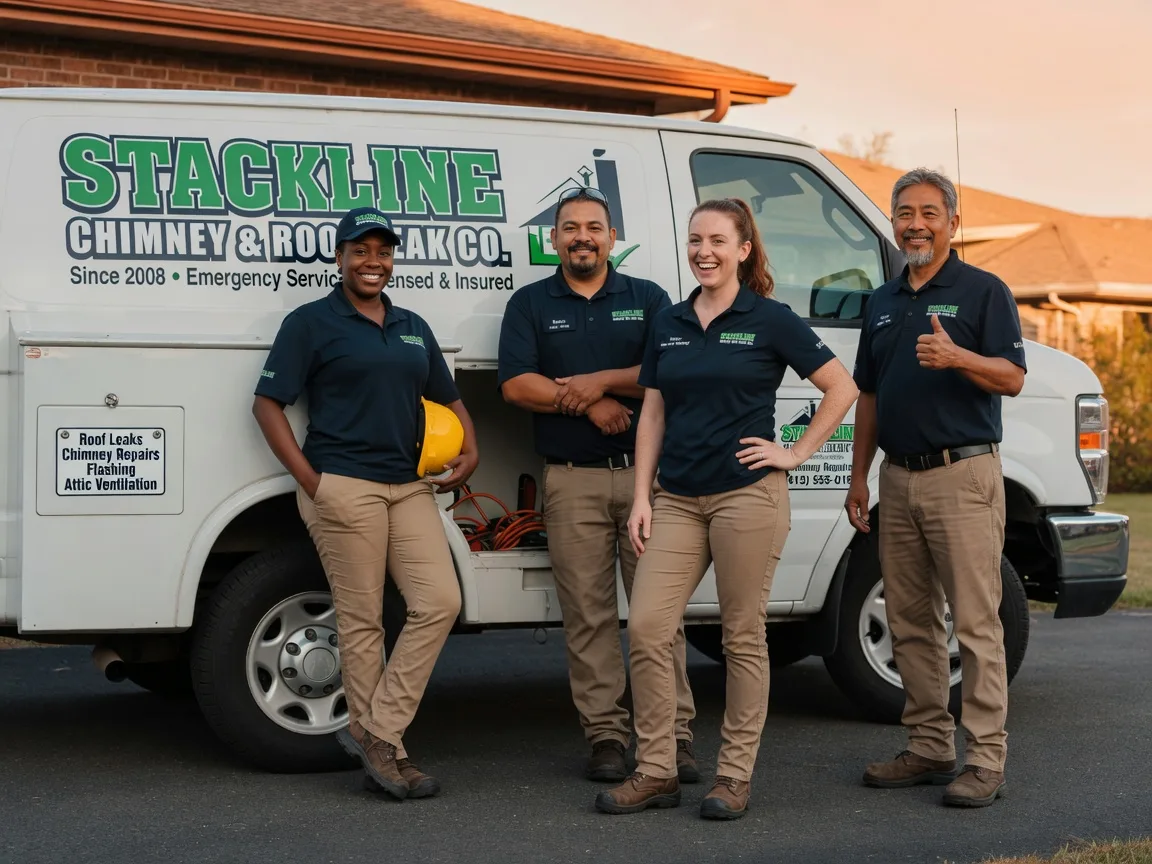 Chimney flashing repair company in Kent, OH
